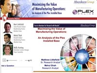 Maximizing Value Mfg Ops - Aberdeen